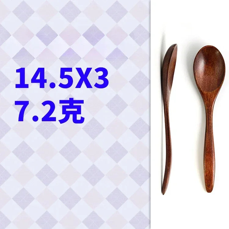 Wooden Spoon – Anti-Scald Tableware for Tea, Coffee, Cooking, and Soup