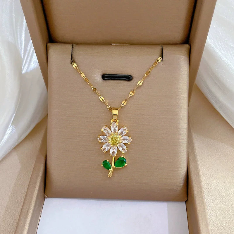 Sun Necklace, Woman Jewelry ,Fashion Wedding Party Accessories Gold Plated, Opal Sun Pendant ,Rapunzel Choker, Gift